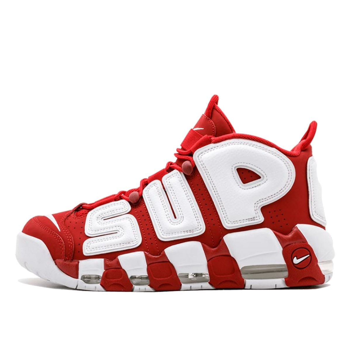 Nike Air More Uptempo Supreme 'Suptempo' Red sneaker – authenticated on KLEKT