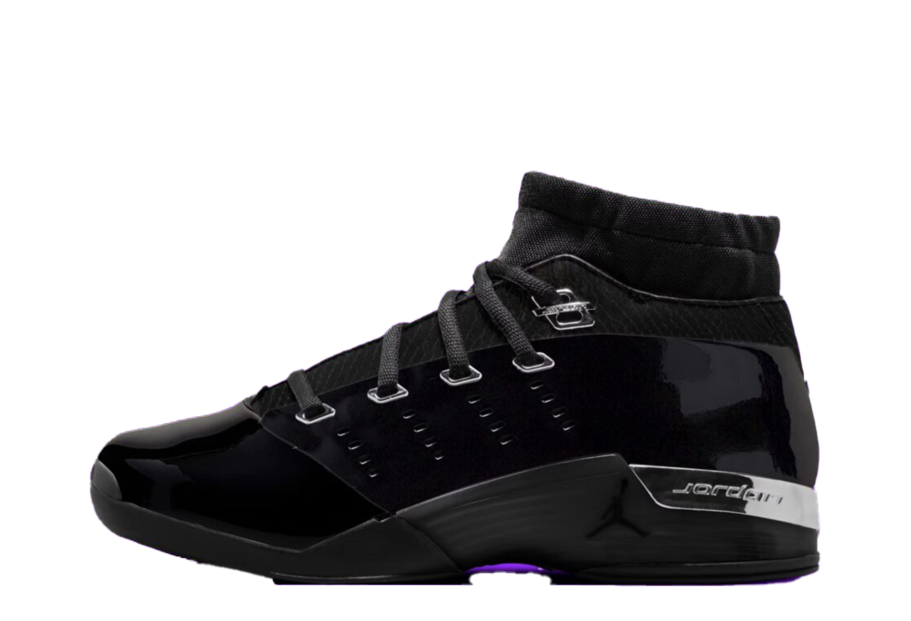 Air Jordan 17 Low 'Black Patent' (2026) BLACK/CHROME sneaker – authenticated on KLEKT