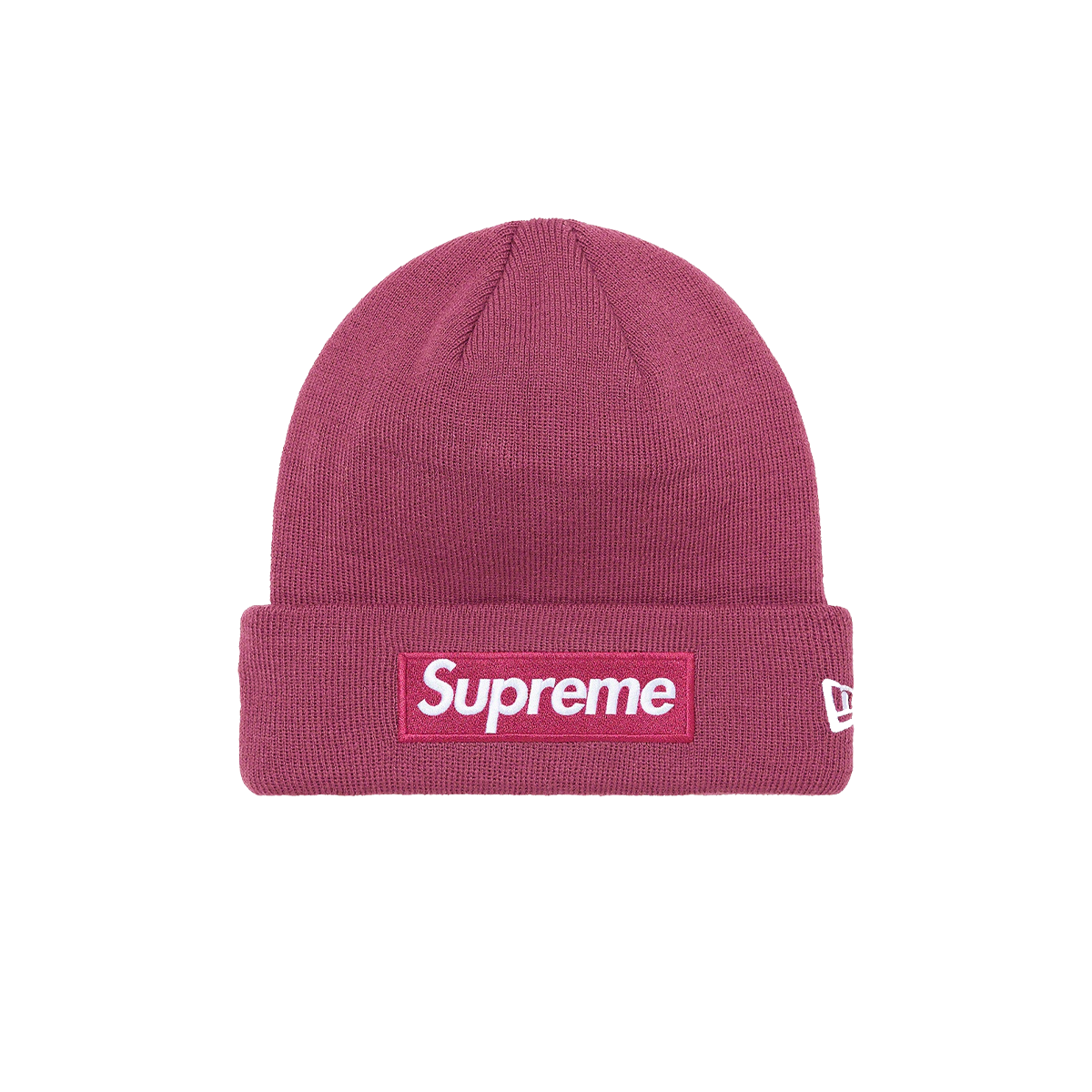 Supreme New Era Box Logo Beanie Plum (FW21) PLUM sneaker – authenticated on KLEKT