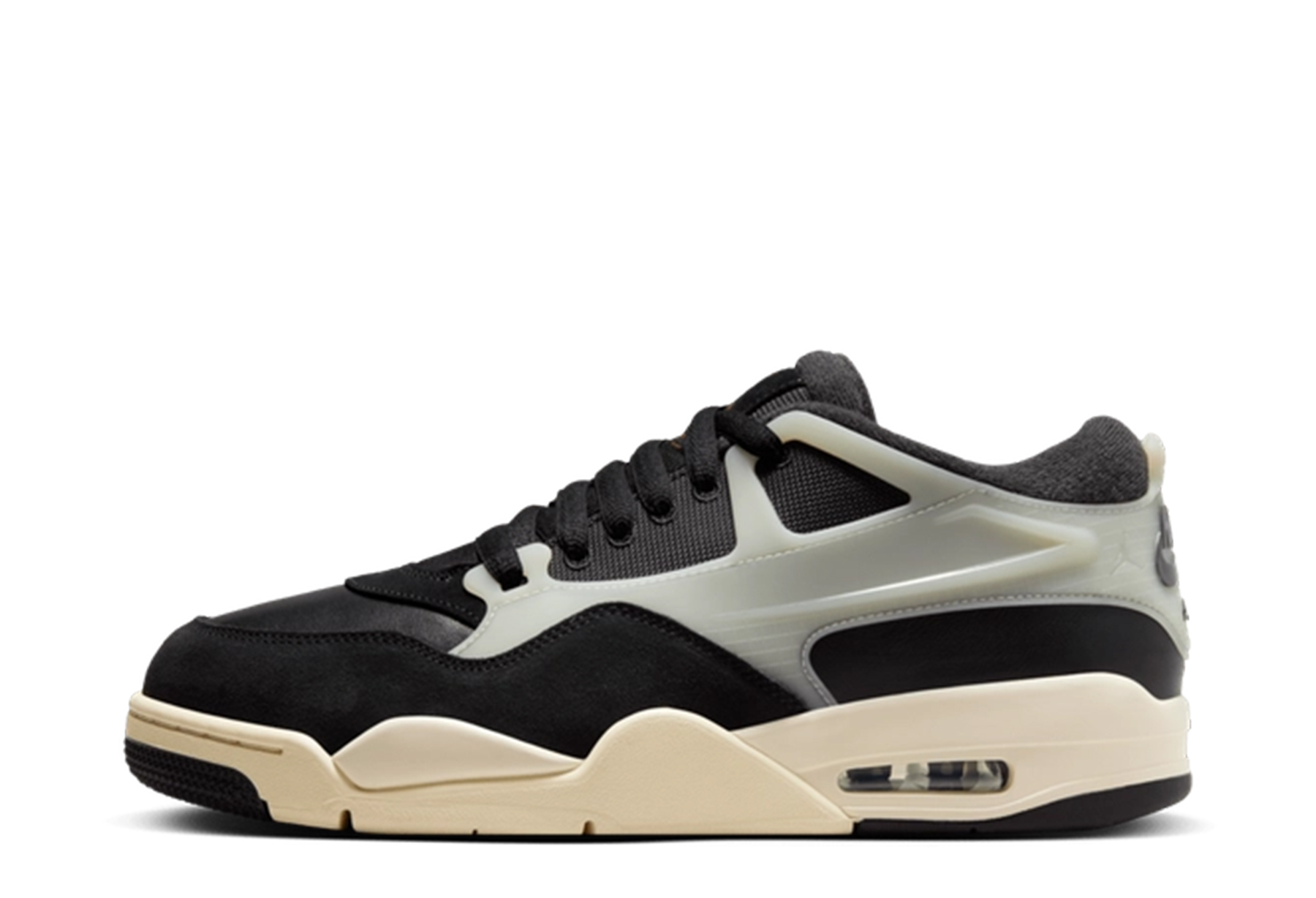 Air Jordan 4 RM 'Black Sail' (2024) Black/Sail/Coconut Milk/Gym Red sneaker – authenticated on KLEKT