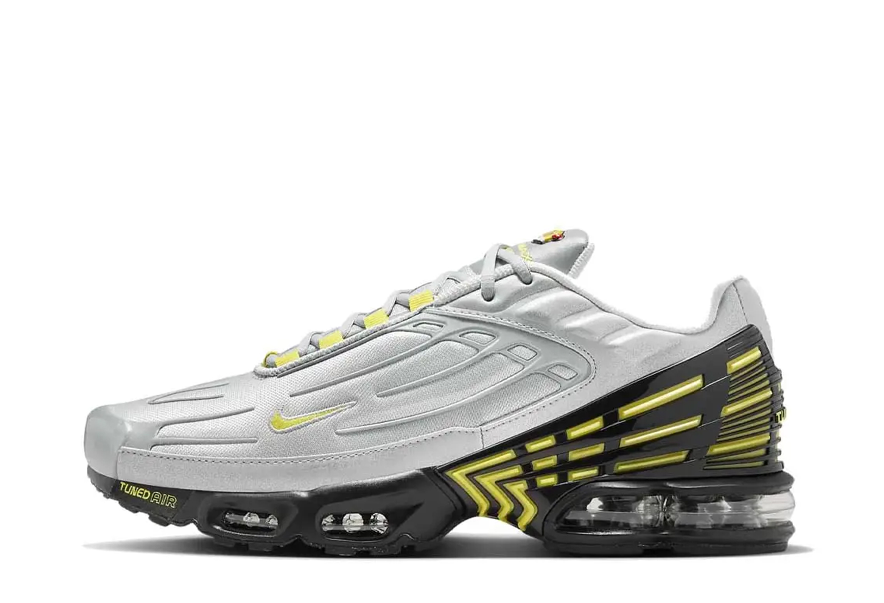 Nike TN Air Max Plus 3 'Metallic Silver Yellow' (2023) Metallic Silver/Yellow sneaker – authenticated on KLEKT