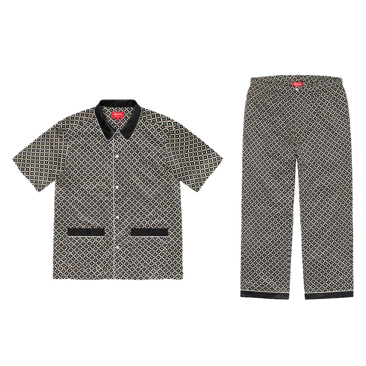 Supreme Satin Pajama Set Black (SS20) BLACK sneaker – authenticated on KLEKT