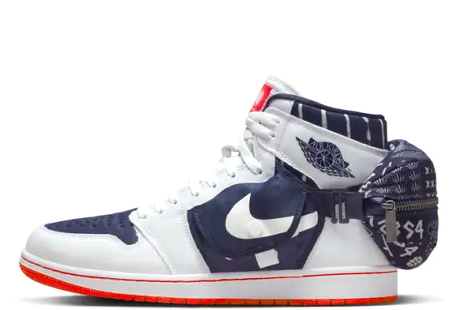 Air Jordan 1 Utility Stash Quai 54 (2022) White/Neutral Indigo-Light Bone sneaker – authenticated on KLEKT