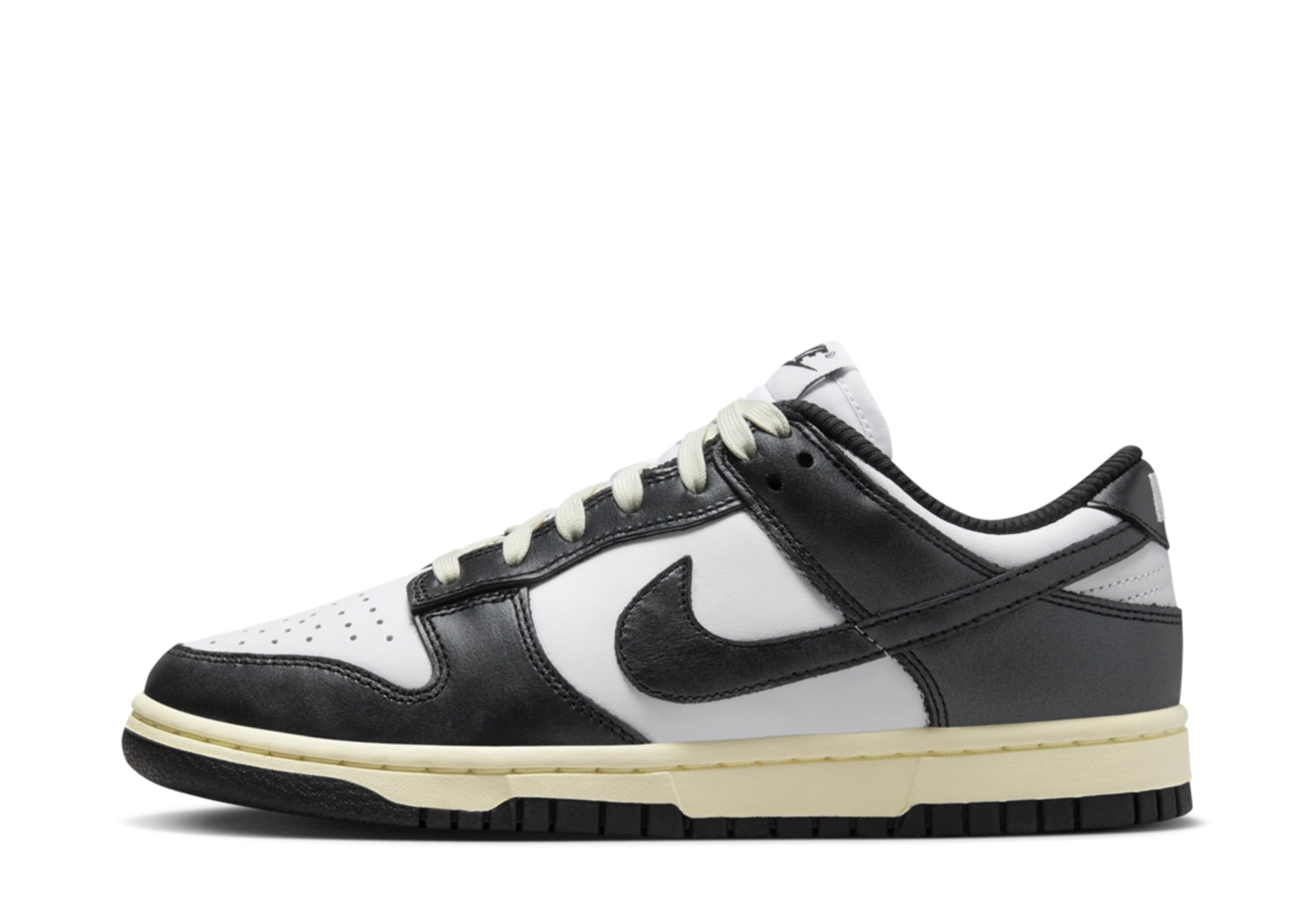 Nike Dunk Low PRM WMNS 'Vintage Panda' (2023) White/Black/Coconut Milk sneaker – authenticated on KLEKT