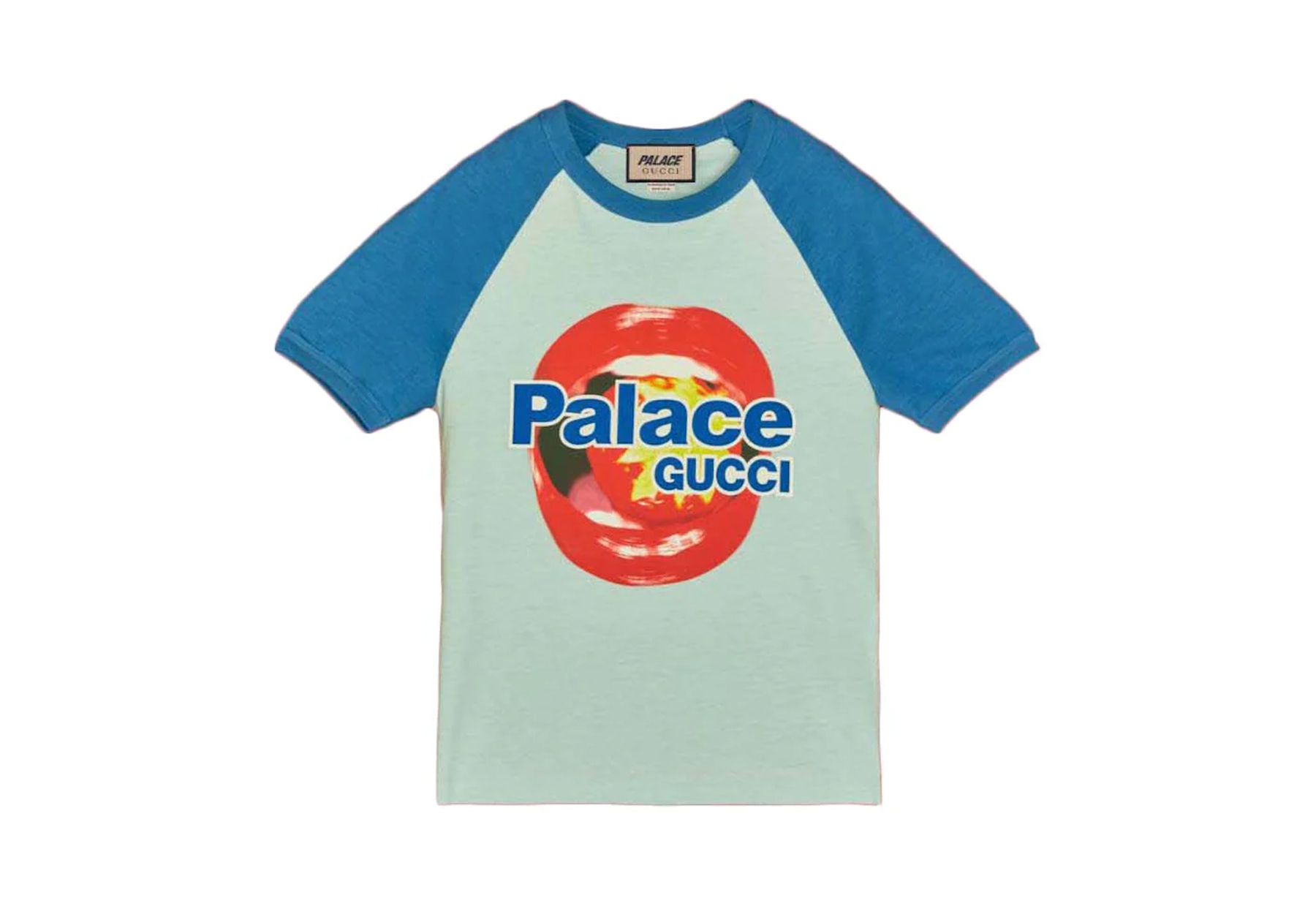 Gucci x Palace Printed Cotton Jersey T-Shirt Light Blue (FW22) LIGHT BLUE sneaker – authenticated on KLEKT