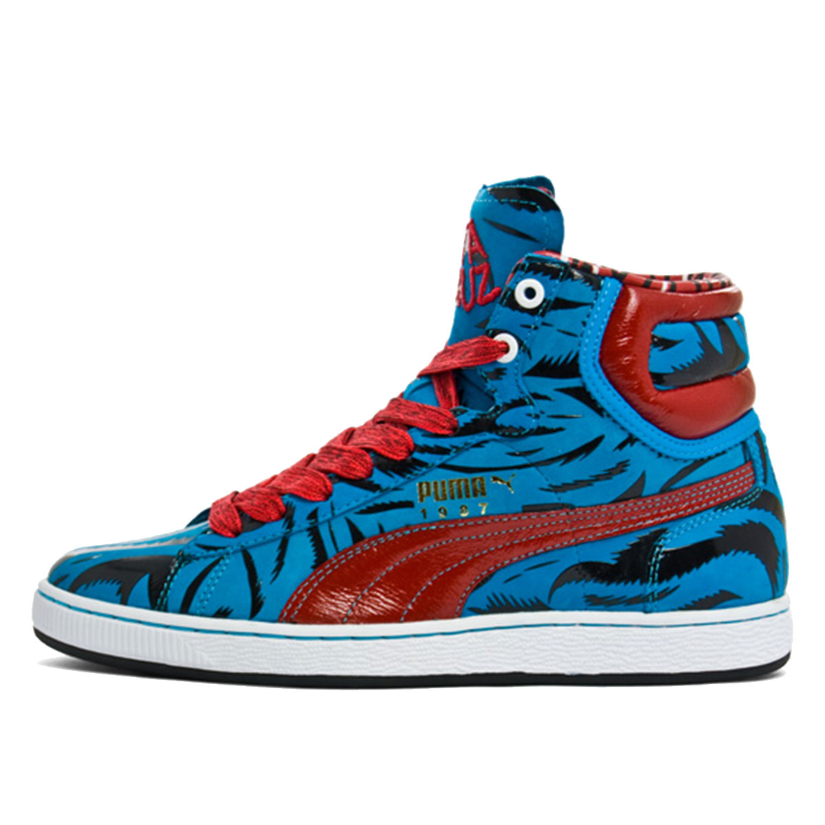 Puma First Round Santa Cruz Screaming Hand (2008) BLUE/RED-BLACK sneaker – authenticated on KLEKT