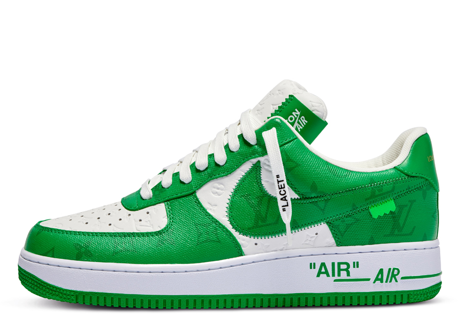 Nike Air Force 1 x Louis Vuitton Low By Virgil Abloh White Green (2022) White/Green sneaker – authenticated on KLEKT