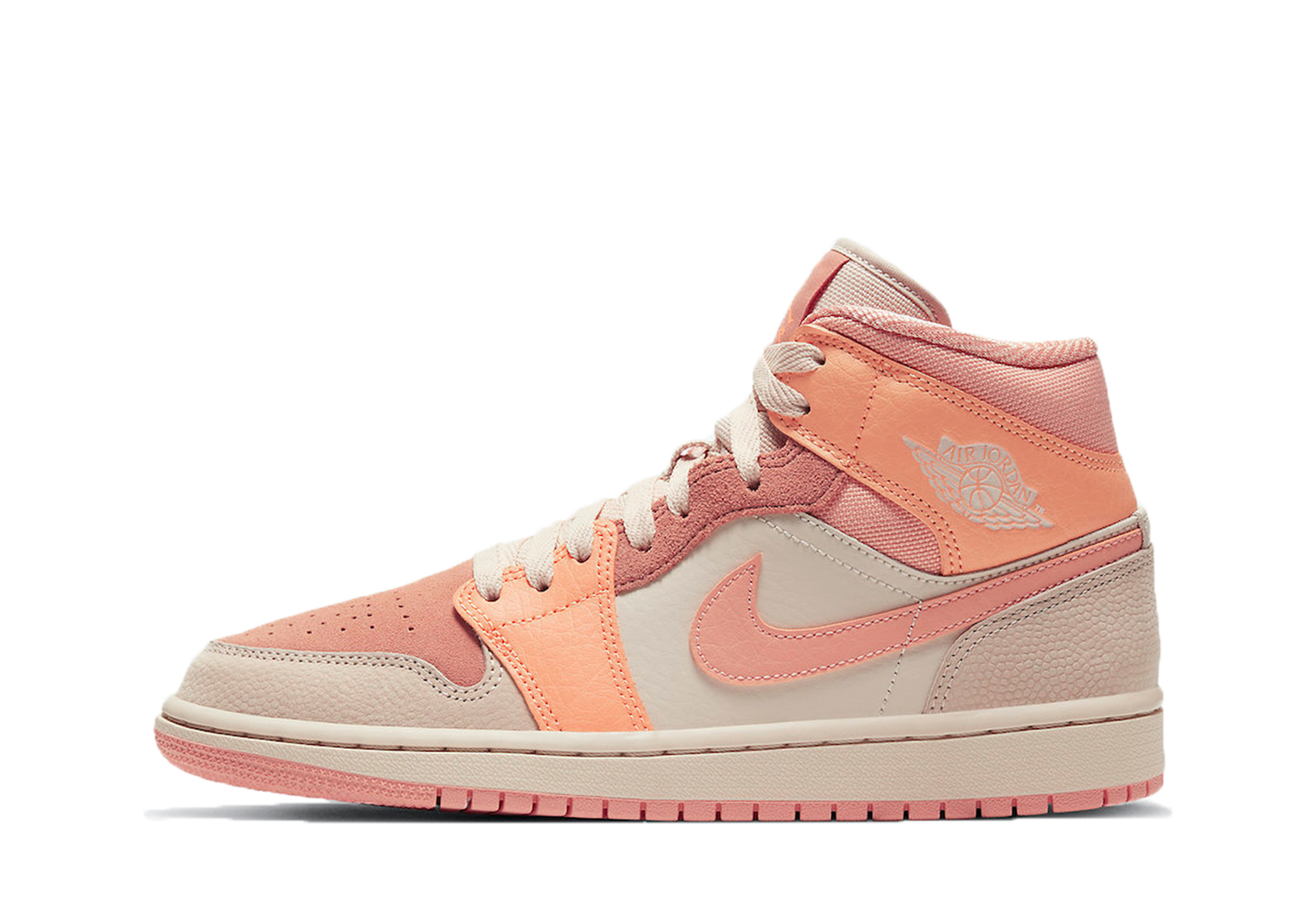 Air Jordan 1 Mid WMNS 'Apricot Orange' (2021) sneaker – authenticated on KLEKT
