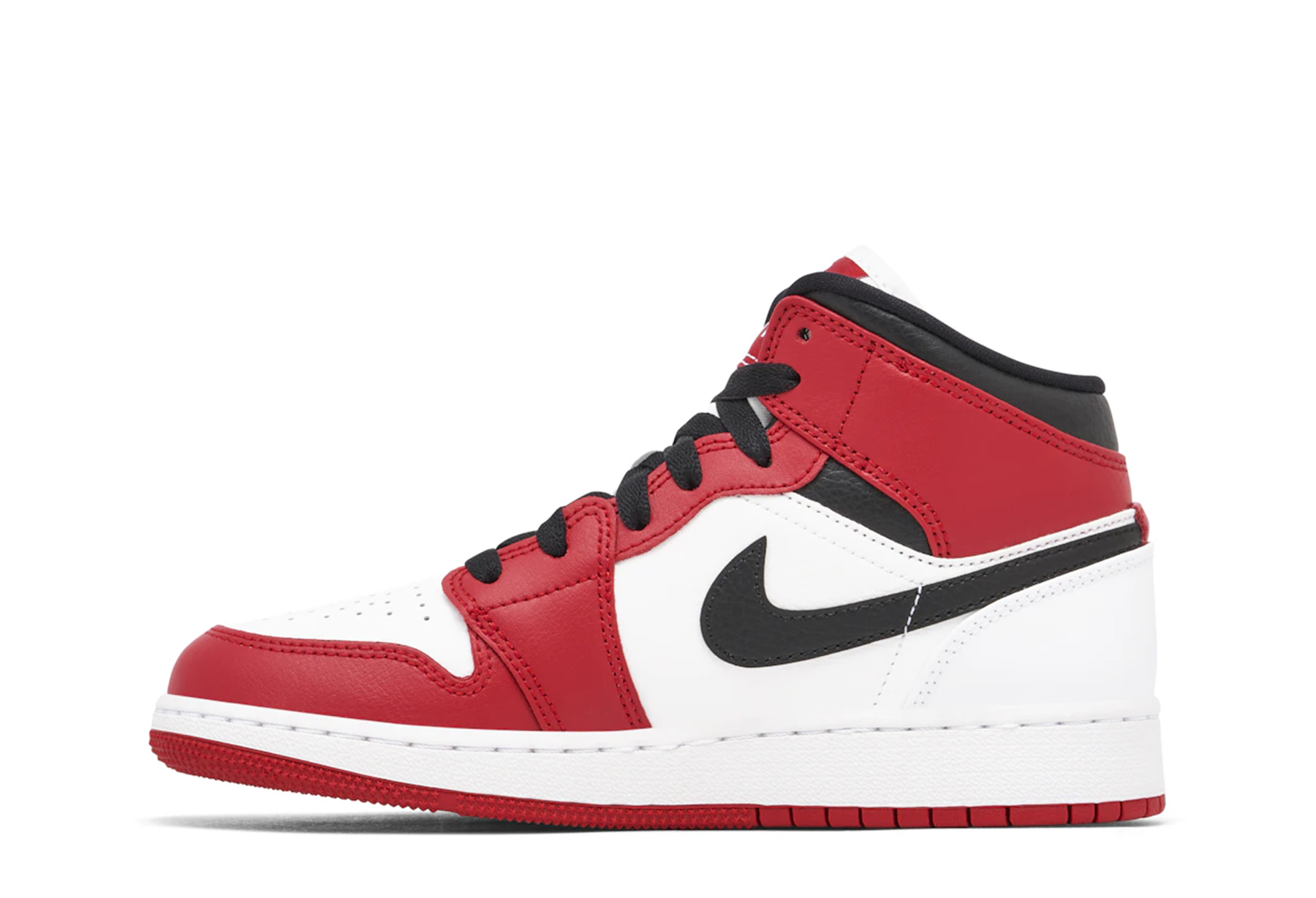 Air Jordan 1 Mid GS 'Chicago' (2020) WHITE/GYM RED/BLACK sneaker – authenticated on KLEKT