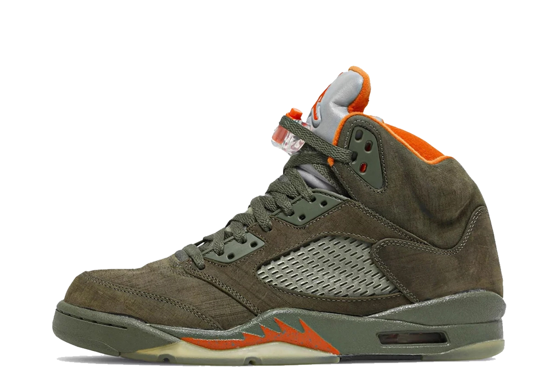 Air Jordan 5 Retro 'Olive' (2024) Olive/Orange/Grey/Black sneaker – authenticated on KLEKT