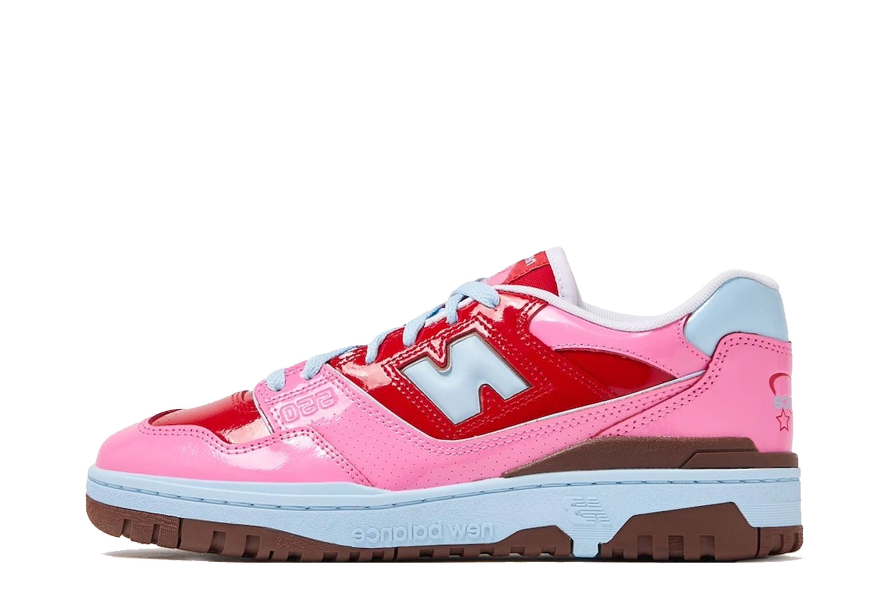 New Balance 550 Y2K 'Red Pink' - Patent Leather Pack (2024) Red/Pink/Brown sneaker – authenticated on KLEKT