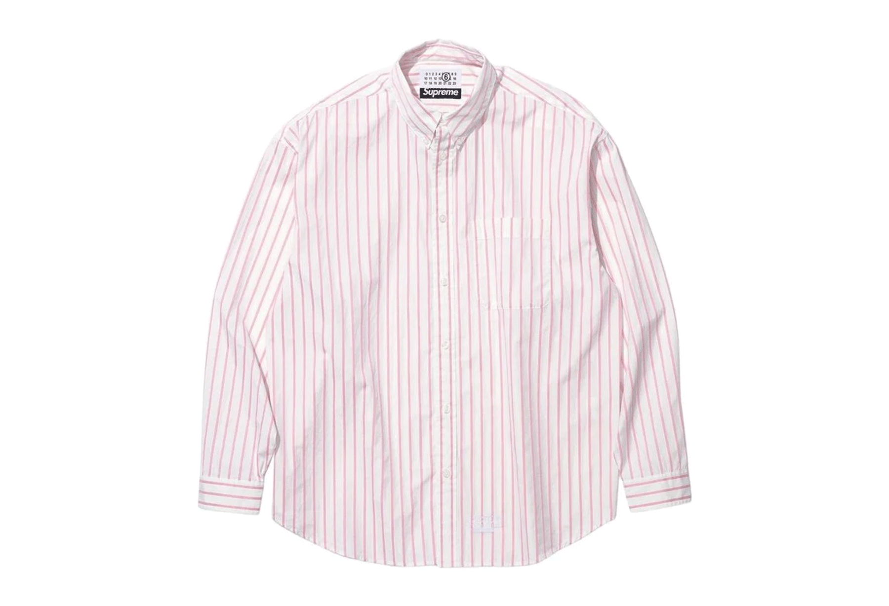 Supreme x MM6 Maison Margiela Stripe Shirt 'Light Pink' (SS26) PINK sneaker – authenticated on KLEKT
