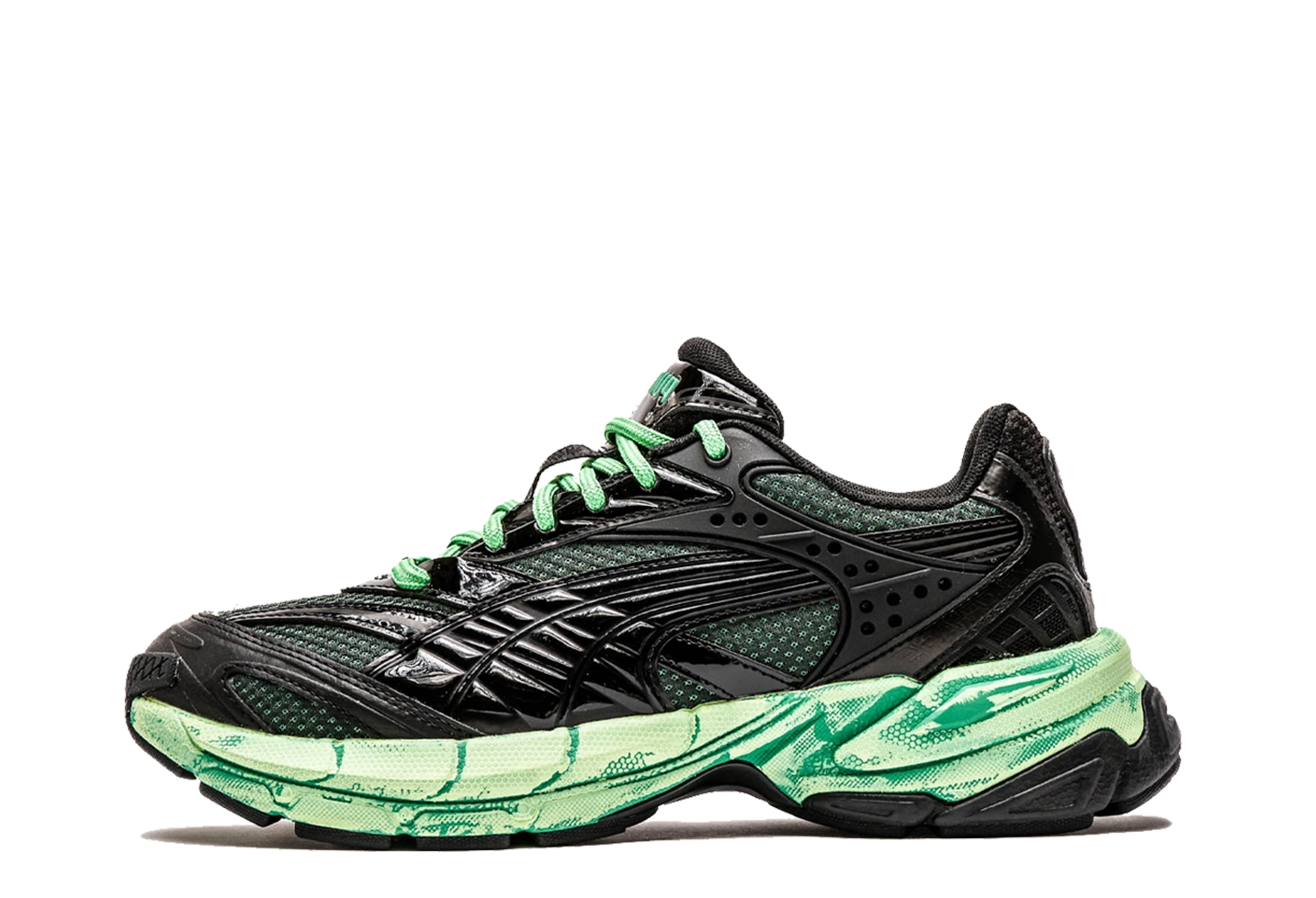 Puma x Black Forest Velophasis 'Grassy Green' (2023) Puma Black/Grassy Green sneaker – authenticated on KLEKT