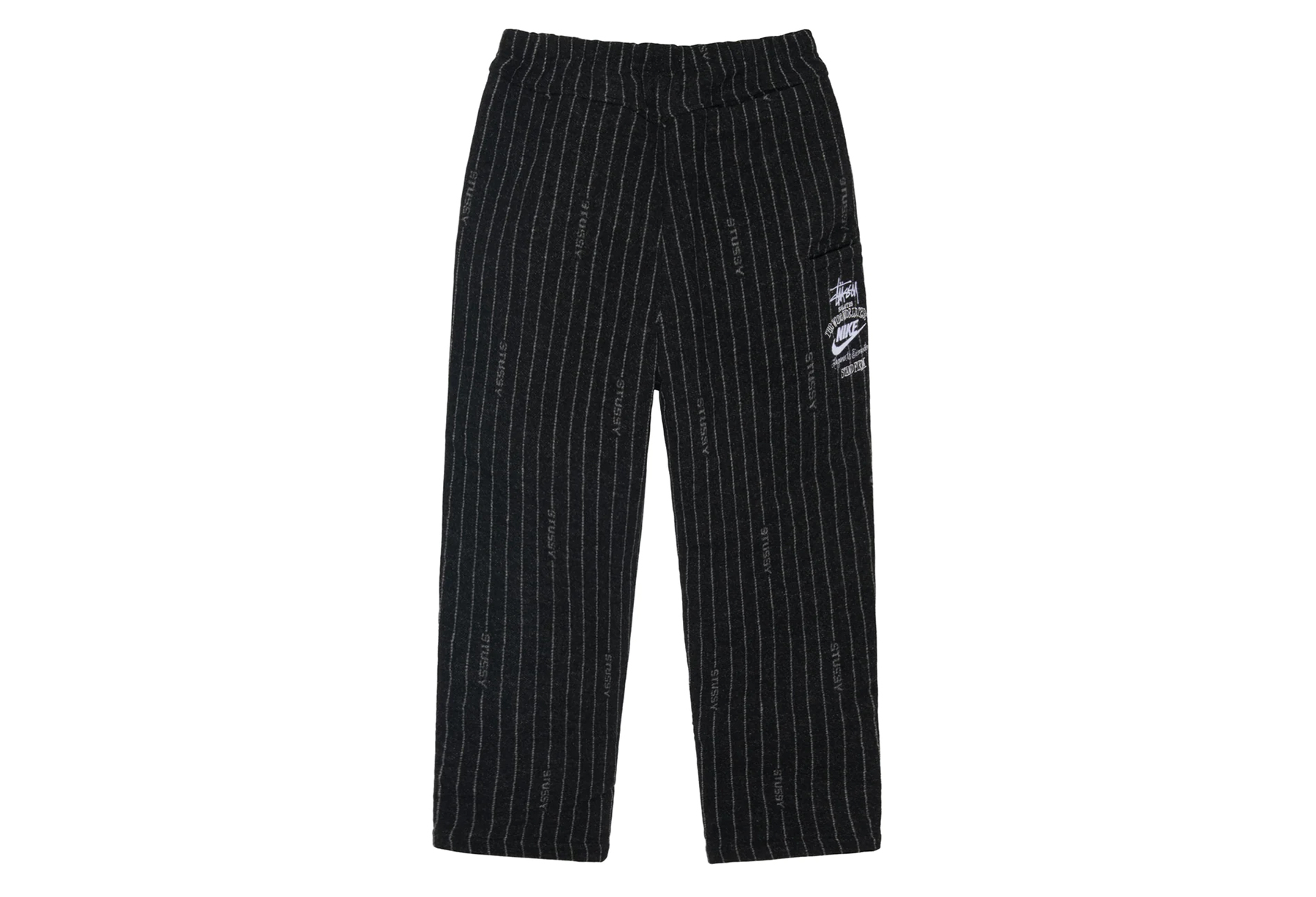 Stussy x Nike Stripe Wool Pant (SS23) BLACK sneaker – authenticated on KLEKT