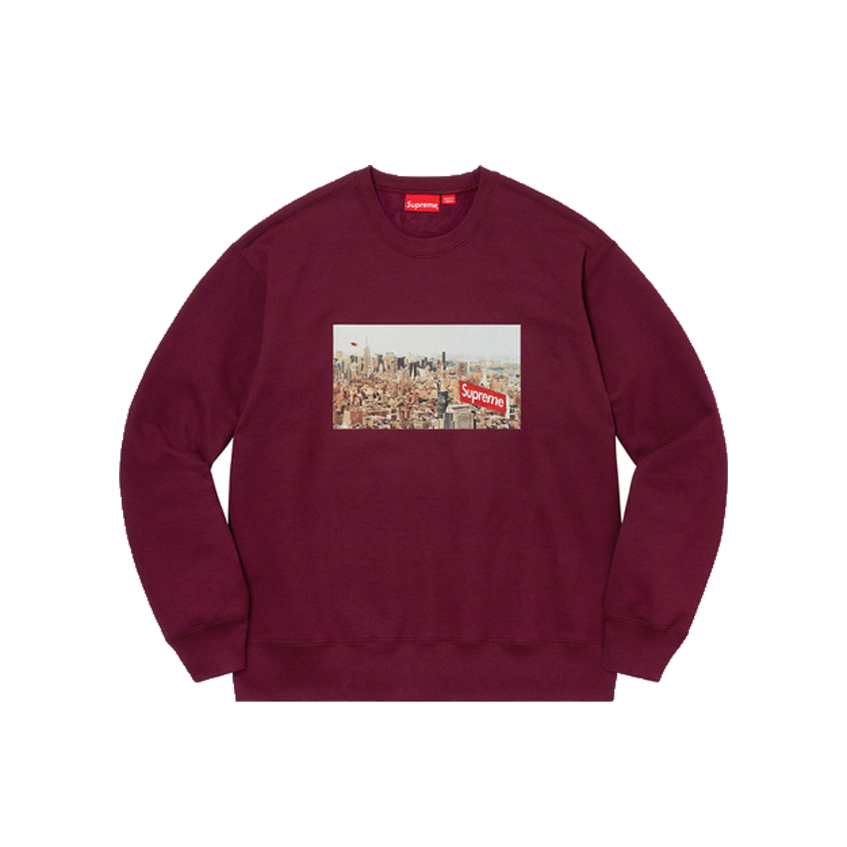 Supreme Aerial Crewneck Burgundy (FW20) sneaker – authenticated on KLEKT