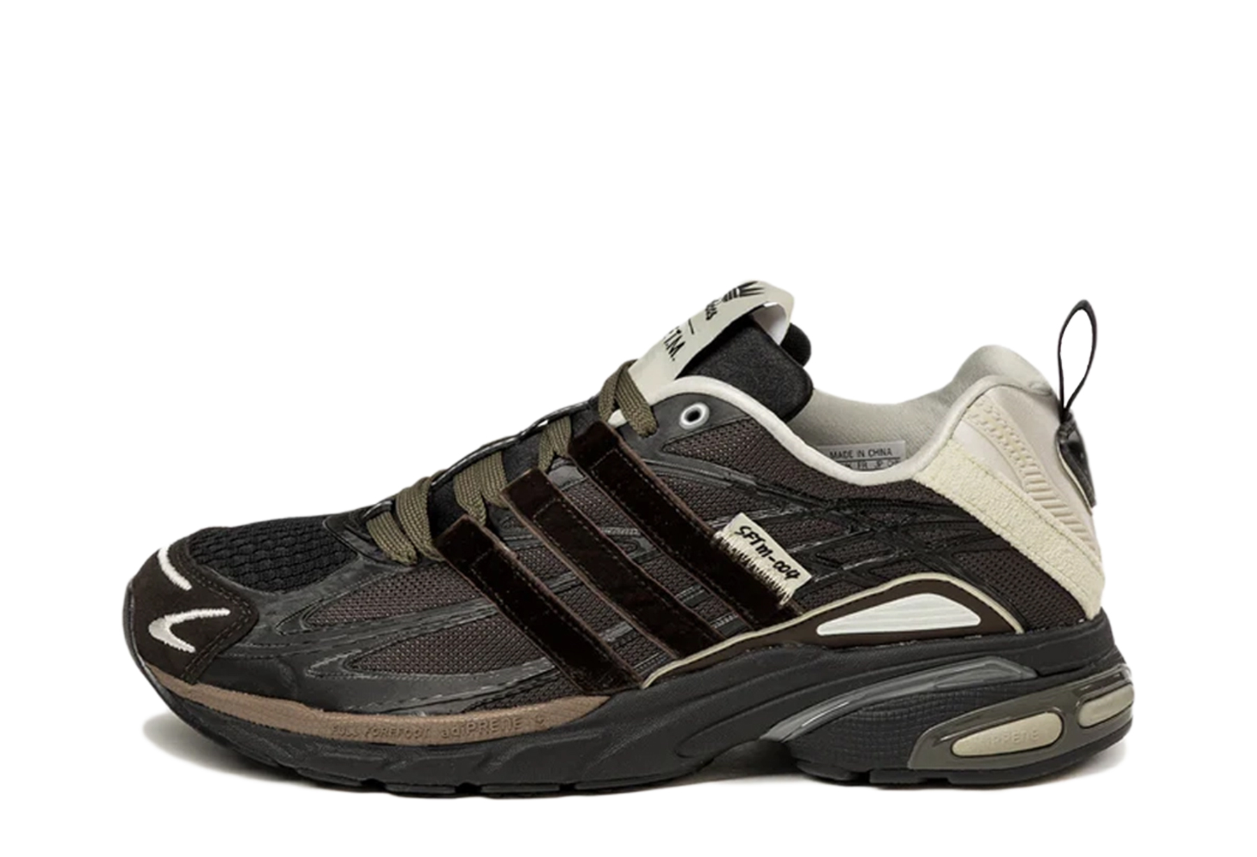 Adidas x SFTM Adistar Cushion 'Dark Brown' (2024) Core Black/Dark Brown/Earth Strata sneaker – authenticated on KLEKT