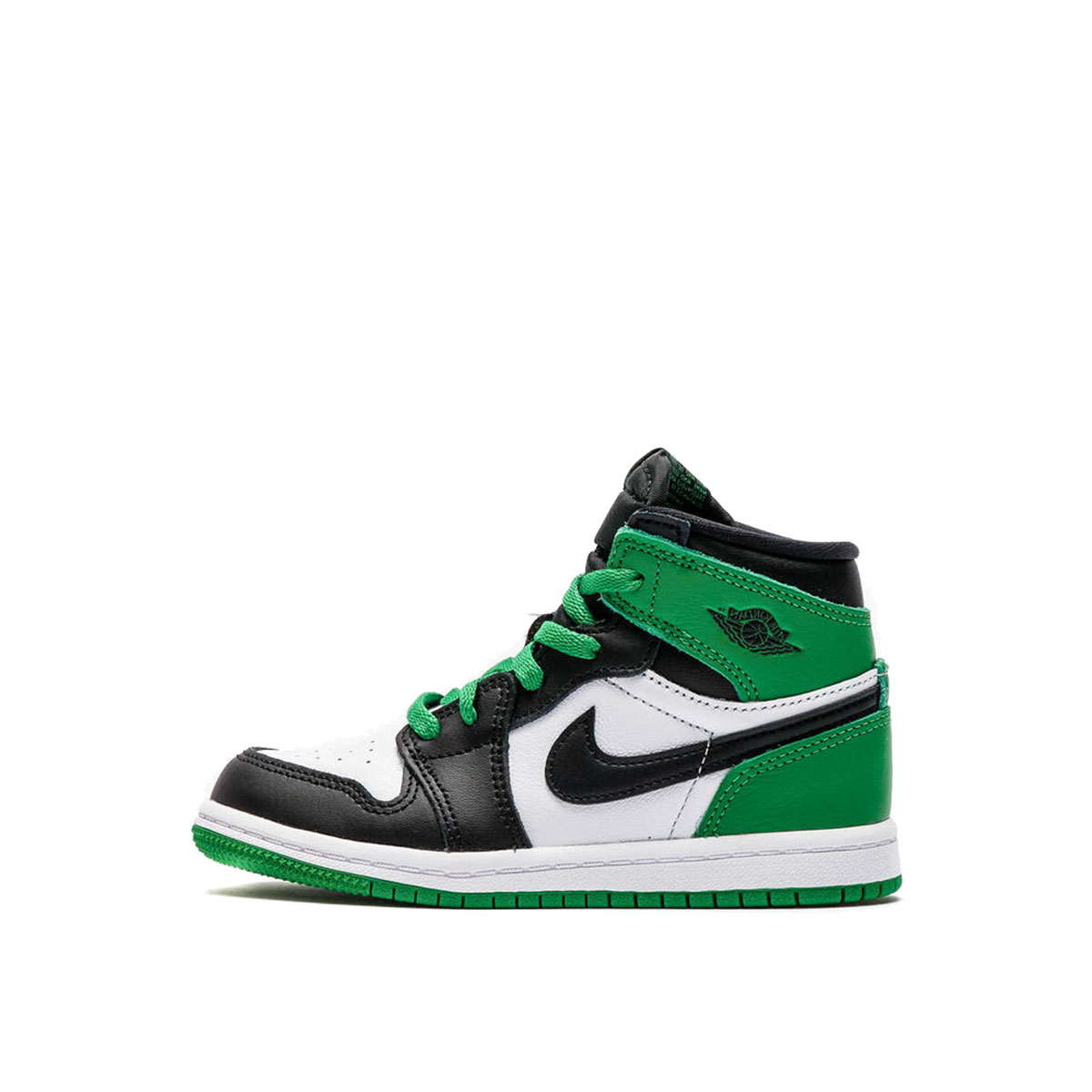 jordan 1 lucky green white laces