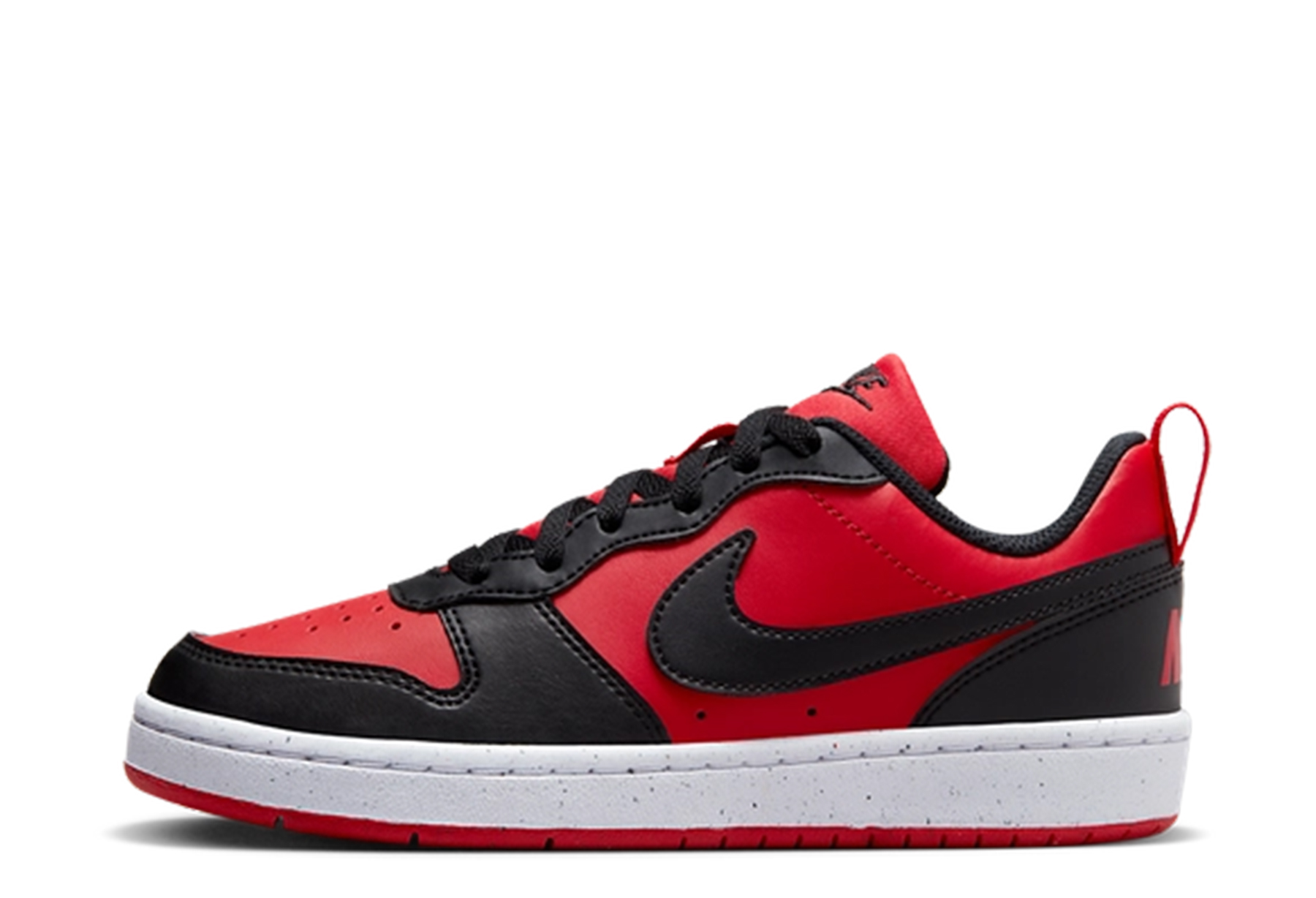 Nike Court Borough Low Recraft GS 'Black University Red' (2023) University Red/White/Black sneaker – authenticated on KLEKT