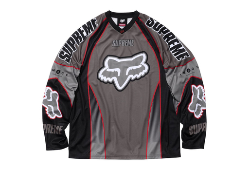 Supreme x Fox Racing DMX Jersey 'Black' (2025) – authenticated on KLEKT