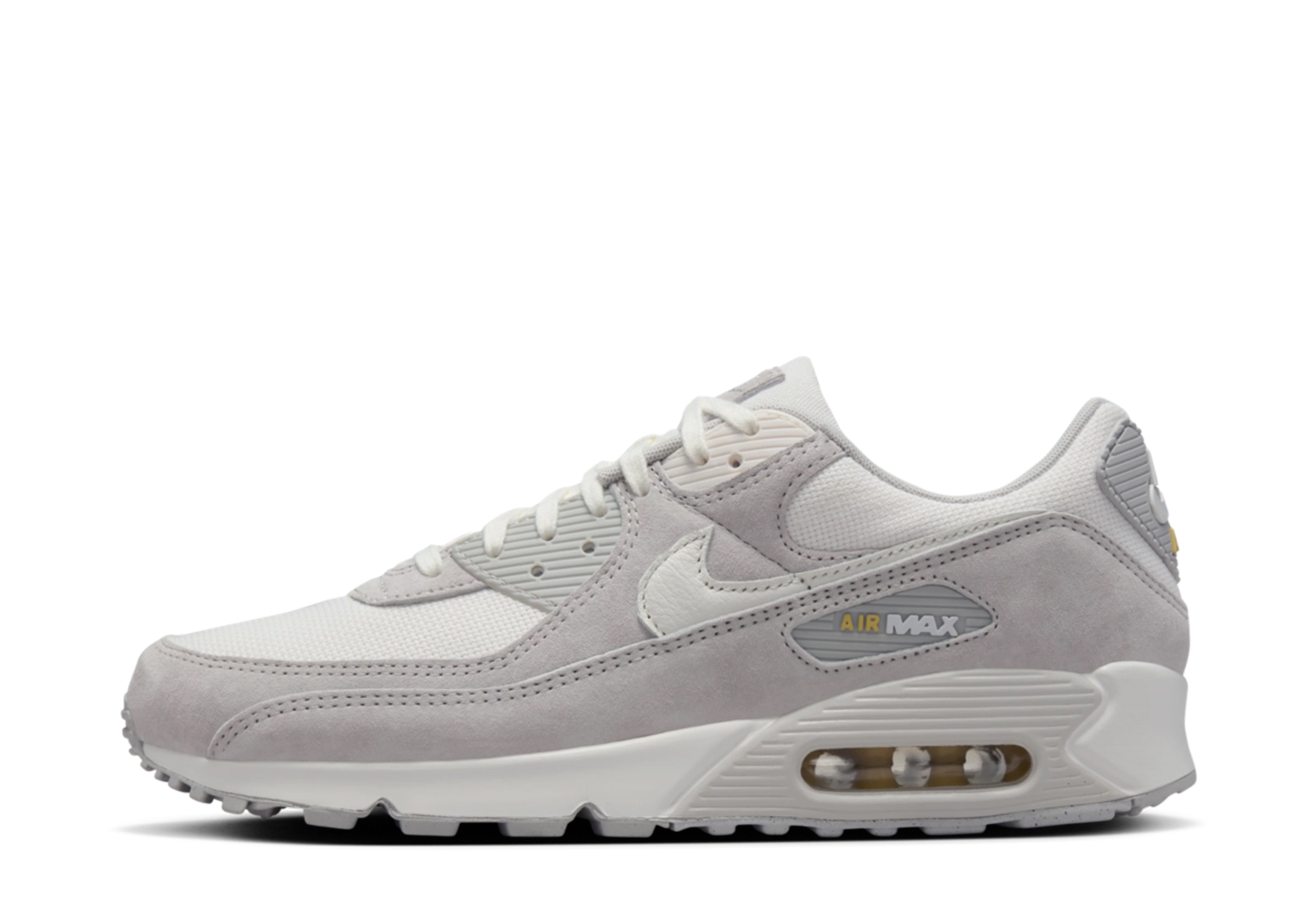 Nike Air Max 90 PRM 'Photon Dust' (2024) Photon Dust/White/Yellow sneaker – authenticated on KLEKT