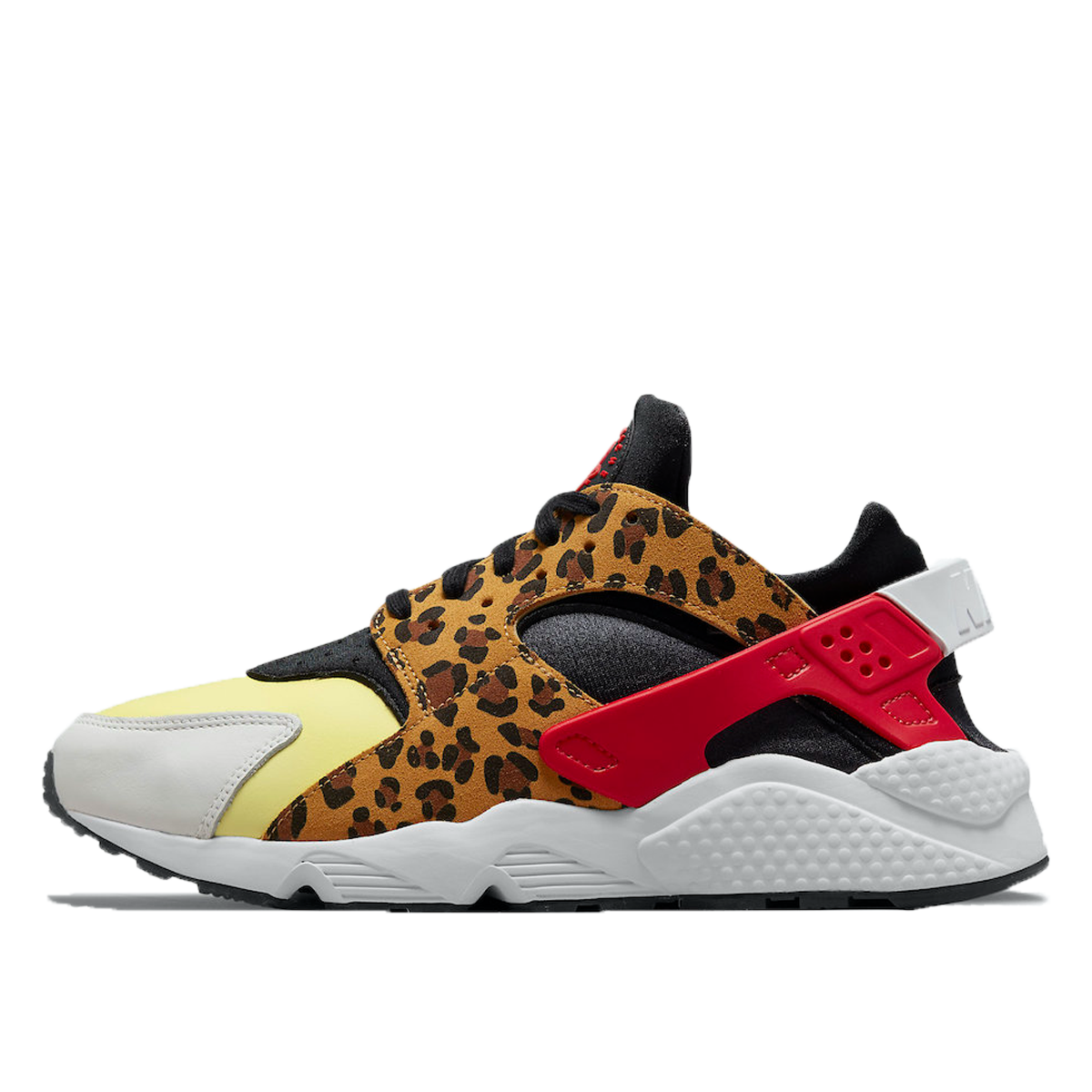 Nike Air Huarache SNKRS Day (2021) WHITE/LEOPARD/BLACK/MAROON sneaker – authenticated on KLEKT