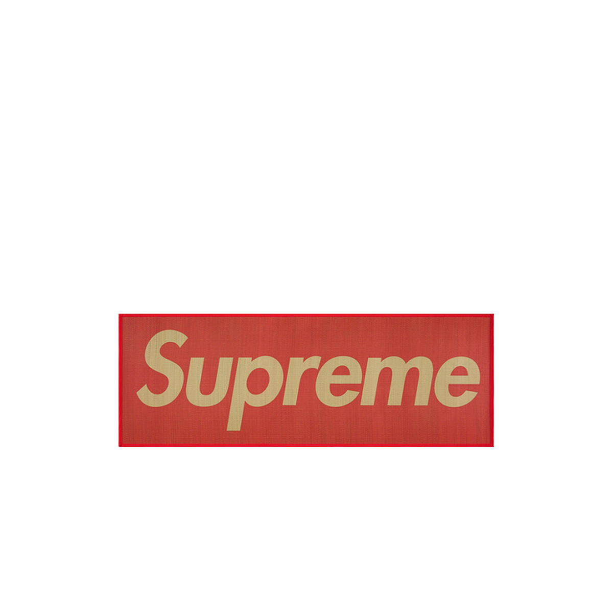 Supreme Woven Straw Mat Red (SS20) Red sneaker – authenticated on KLEKT