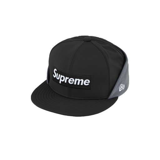 Supreme WINDSTOPPER Earflap Box Logo New Era Black (FW20)