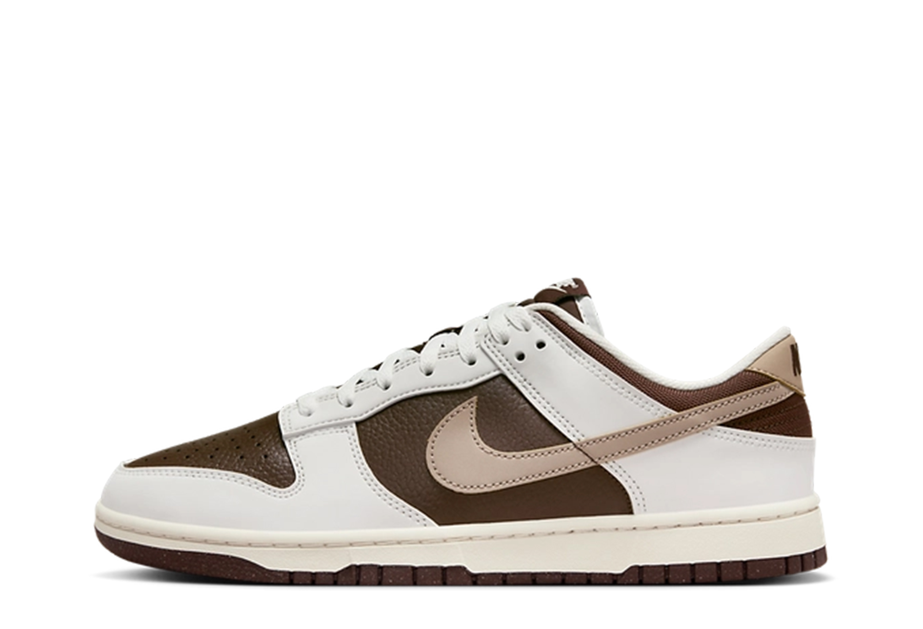 Nike Dunk Low 'Baroque Brown' (2024) Summit White/Baroque Brown/Phantom/Khaki sneaker – authenticated on KLEKT