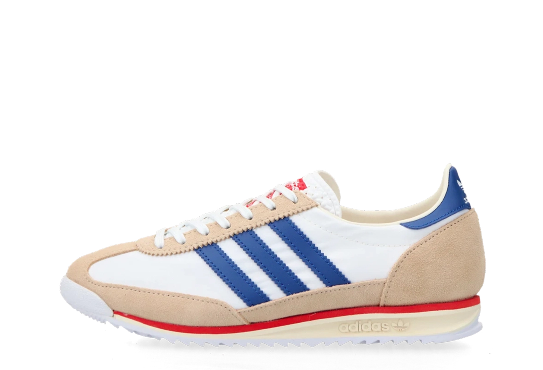 Adidas SL 72 OG WMNS 'Footwear White' (2024) Footwear White/Collegiate Blue/Red sneaker – authenticated on KLEKT