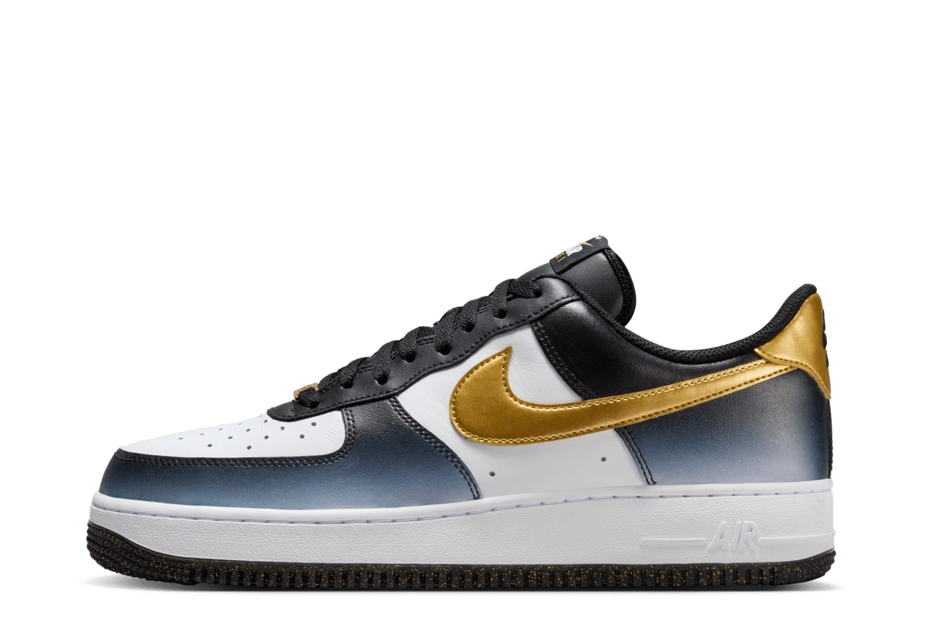 Nike x Foot Locker Air Force 1 Low '50th Anniversary Pack' (2024) Black/White/Gold sneaker – authenticated on KLEKT