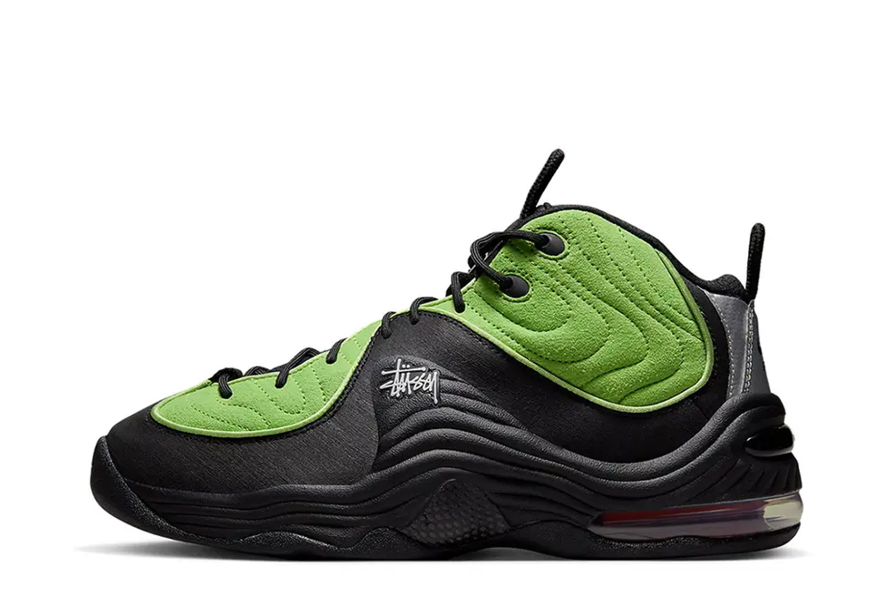 Nike x Stussy Air Max Penny 2 Black Green (2022) BLACK/GREEN sneaker – authenticated on KLEKT
