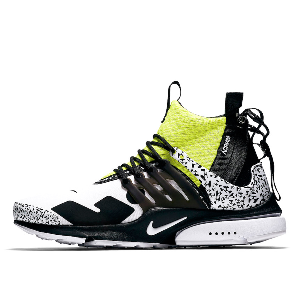 Nike x Acronym Air Presto Mid Dynamic Yellow (2018) sneaker – authenticated on KLEKT