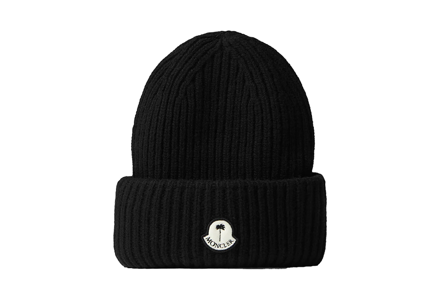 Palm Angles x Moncler Patched Ribbed Beanie Black/White (FW21) BLACK/WHITE sneaker – authenticated on KLEKT