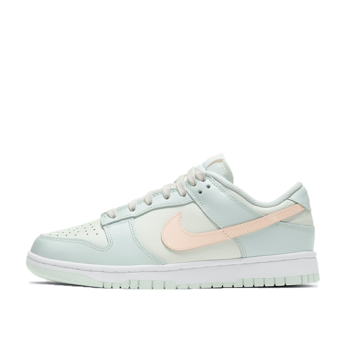 Nike Dunk Low WMNS 'Barely Green' (2021) SAIL/CRIMSON TINT/BARELY GREEN/WHITE sneaker – authenticated on KLEKT