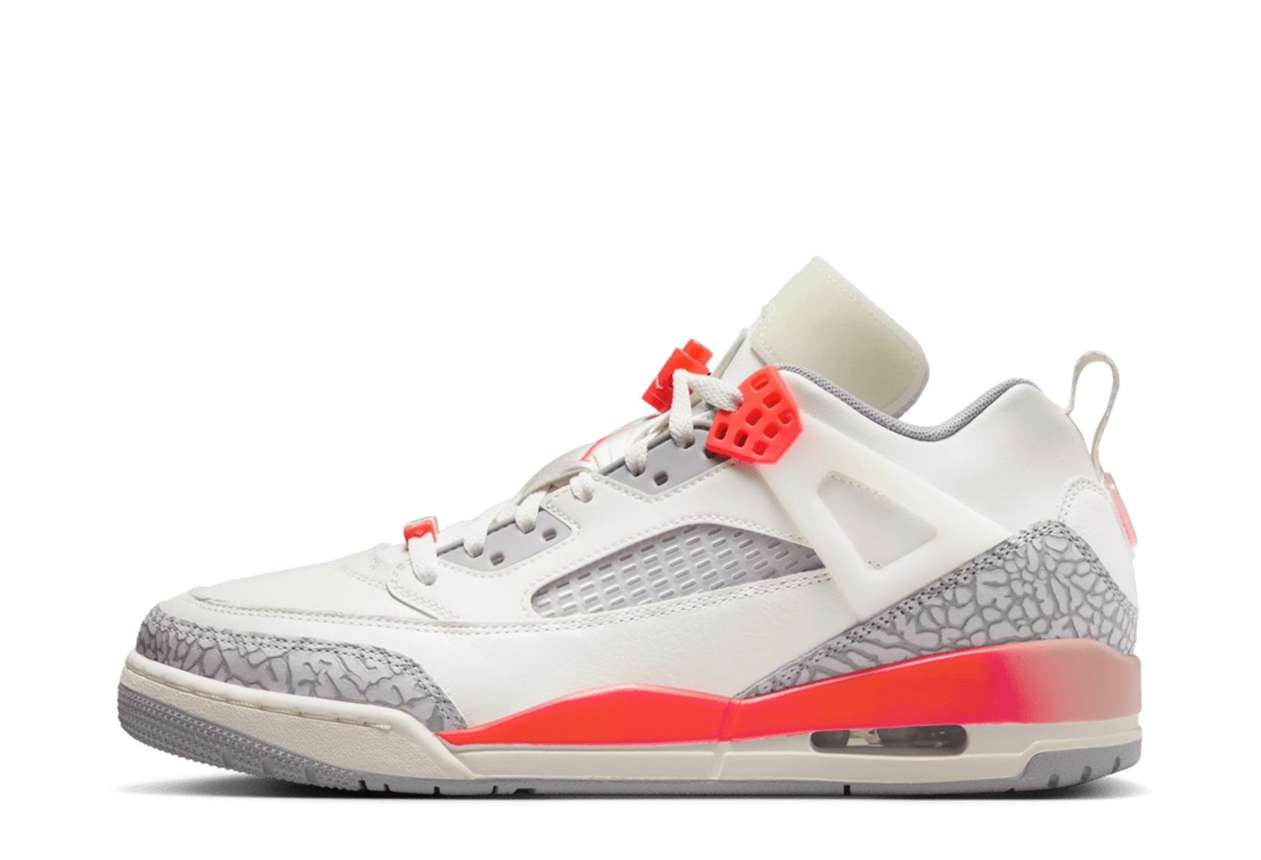 Air Jordan x PSG Spizike Low 'Sail & Infrared' (2024) Sail/Wolf Grey/Cement Grey/Infrared sneaker – authenticated on KLEKT