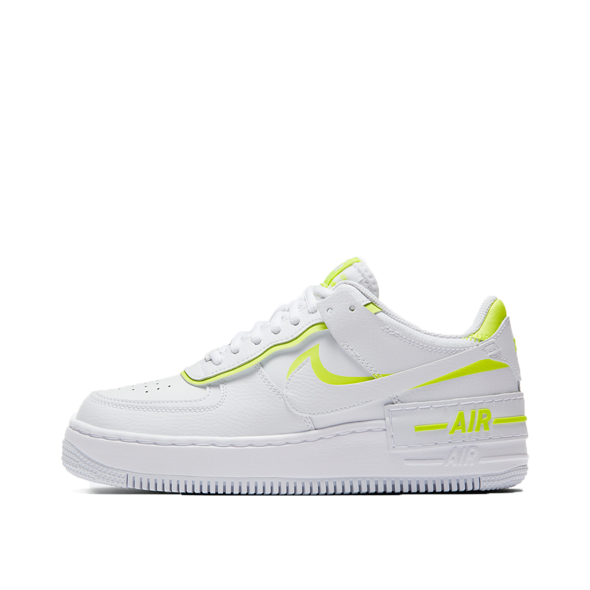 Nike WMNS Air Force 1 Shadow White Volt (2020) sneaker – authenticated on KLEKT