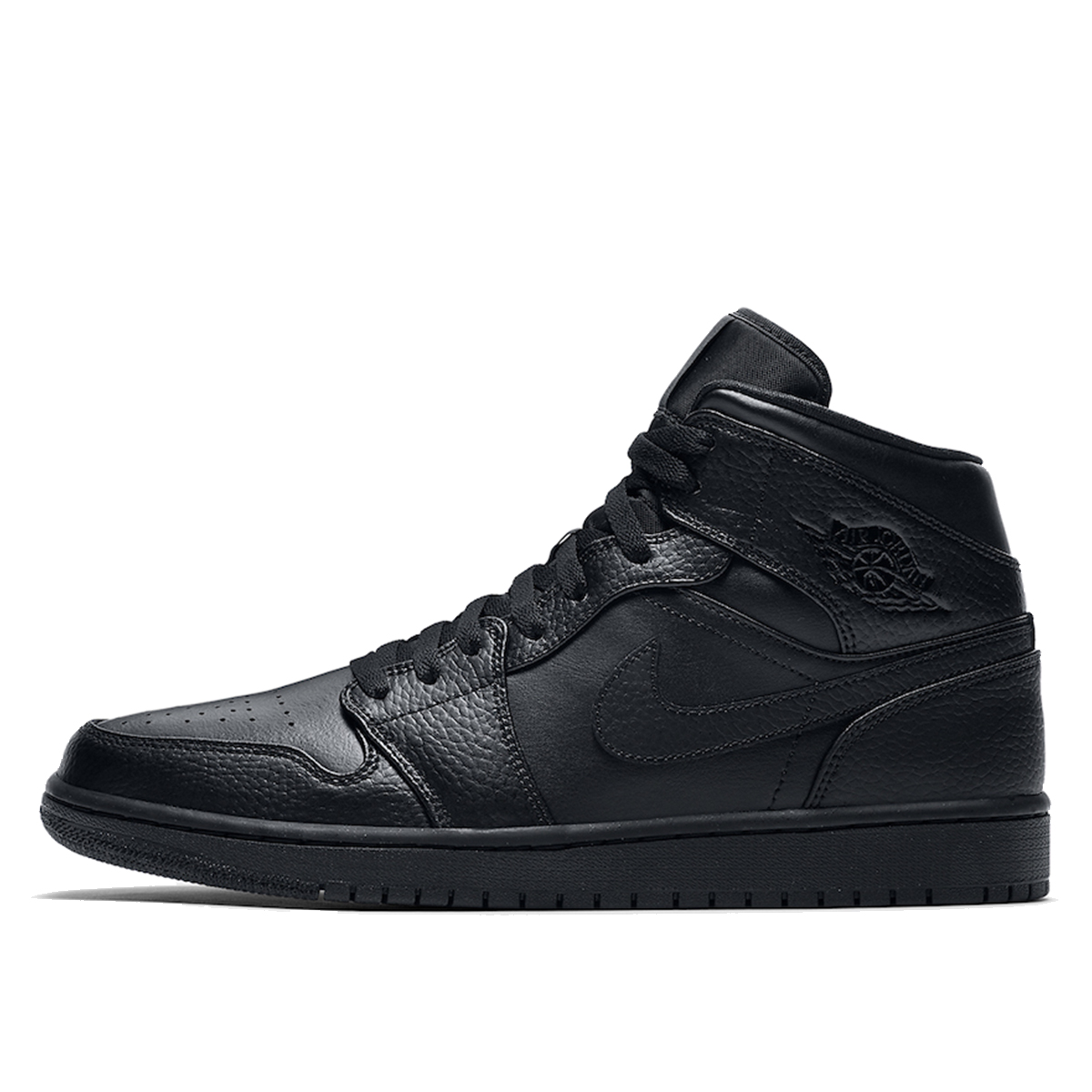 Air Jordan 1 Mid 'Triple Black' (2020) sneaker – authenticated on KLEKT
