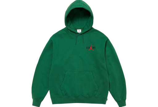 Supreme x Jordan Hooded Sweatshirt 'Green' (FW24) – authenticated on KLEKT