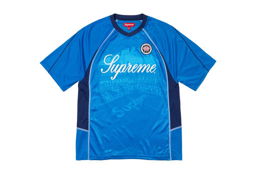 Supreme Jacquard Soccer Jersey Blue (SS24)