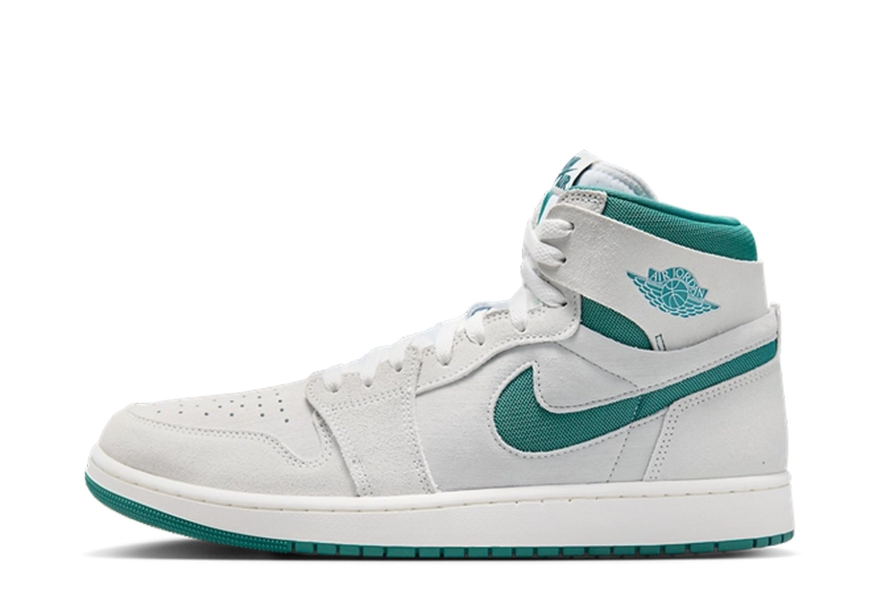 Air Jordan 1 High Zoom Comfort 2 'Bicoastal' (2024) Summit White/Bicoastal/Oxidized Green sneaker – authenticated on KLEKT