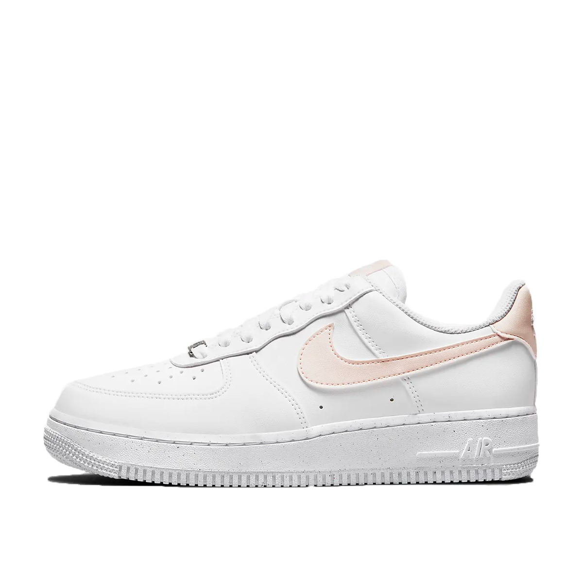 Nike Air Force 1 Low WMNS Next Nature White Pale Coral (2021) WHITE/BLACK-METALLIC SILVER-PALE CORAL sneaker – authenticated on KLEKT