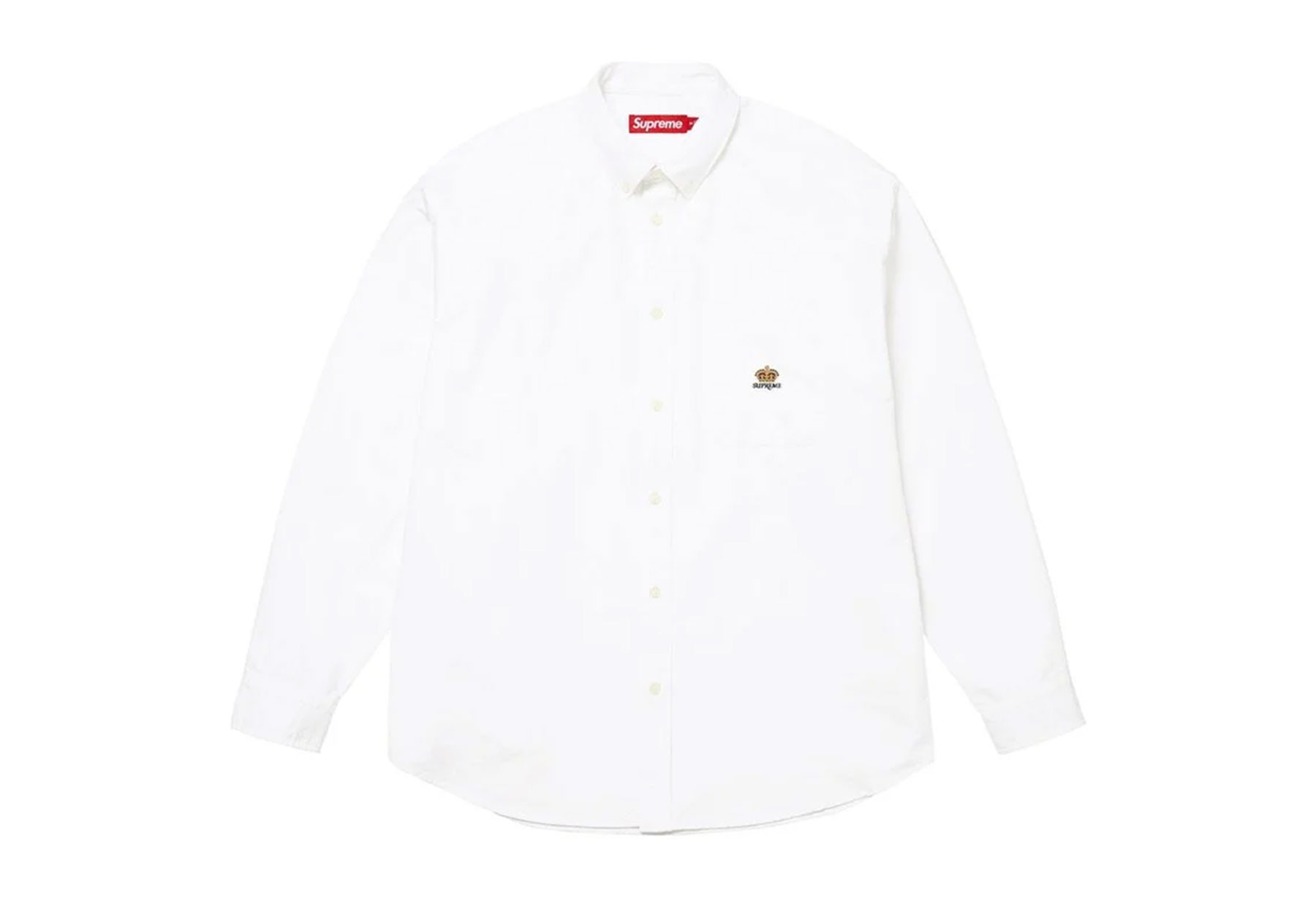 Supreme Loose Fit Flannel Oxford Shirt 'White' (FW26) WHITE sneaker – authenticated on KLEKT