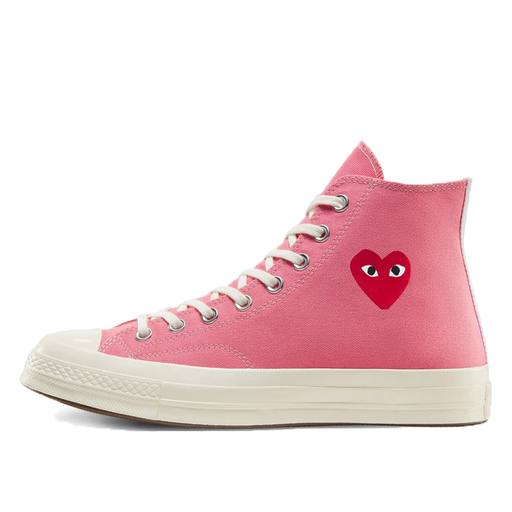 Converse Chuck Taylor All-Star 70s Hi Comme des Garcons Play Bright Pink (2020)
