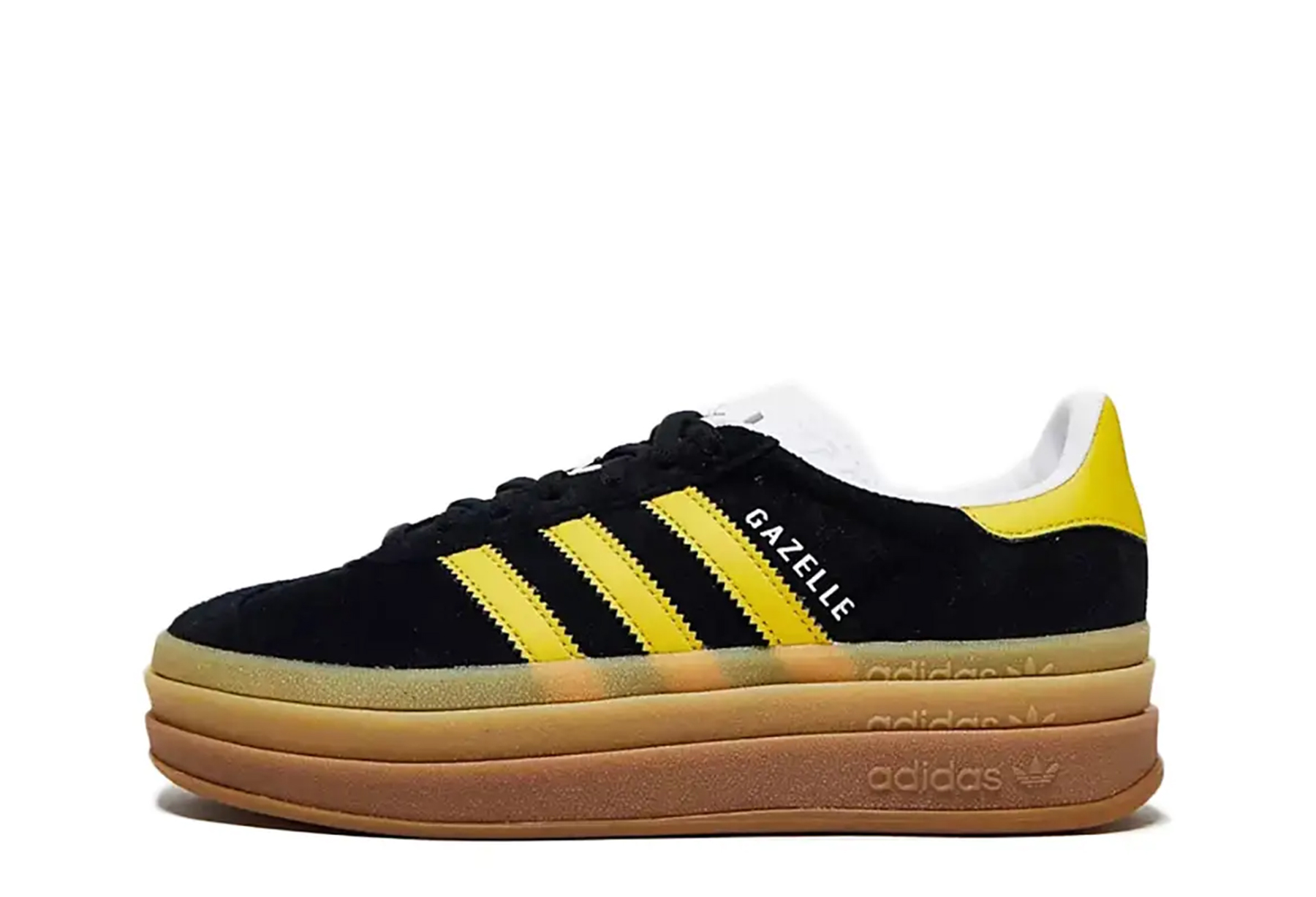 Adidas Gazelle Bold WMNS 'Black Gold Gum' (2024) Black Gold Gum sneaker – authenticated on KLEKT