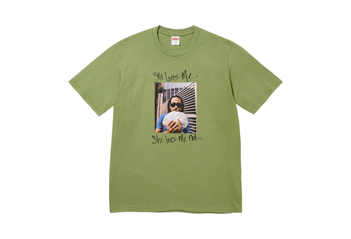 Supreme Max B Tee 'Moss' (SS25) – authenticated on KLEKT