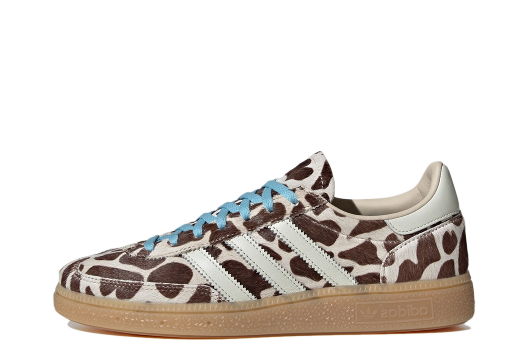 Adidas Handball Spezial WMNS 'Ivory Cow Print' (2026) Beige/Ivory/Ice Blue sneaker – authenticated on KLEKT