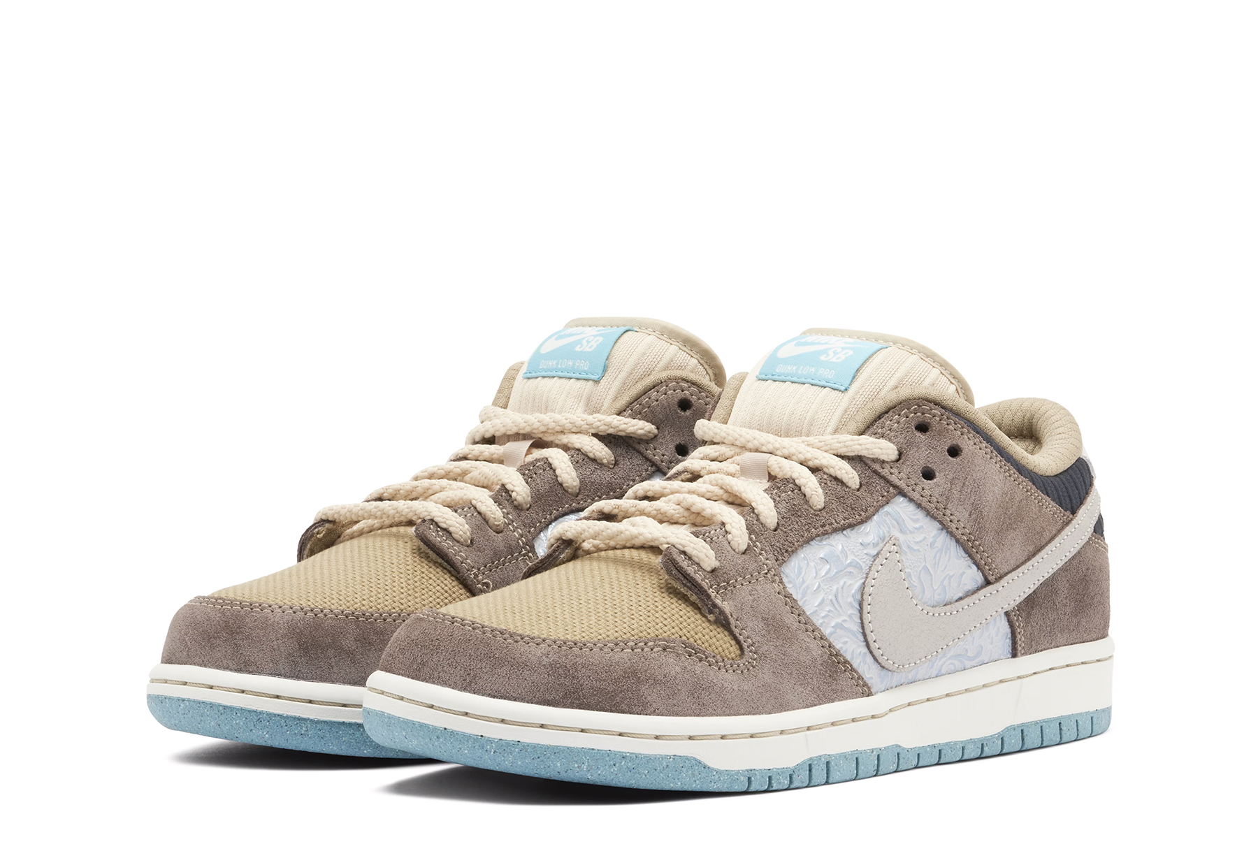 Nike SB Dunk Low 'Big Money Savings' (2024) Baroque Brown/Summit White/Sanddrift/Dark Smoke Grey/Paradise Aqua sneaker – authenticated on KLEKT