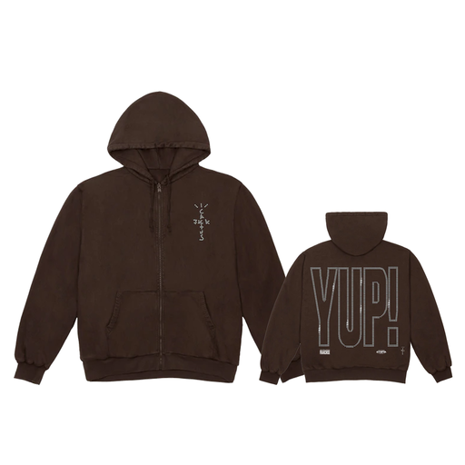 Travis Scott YUP! Hoodie Brown (FW20)