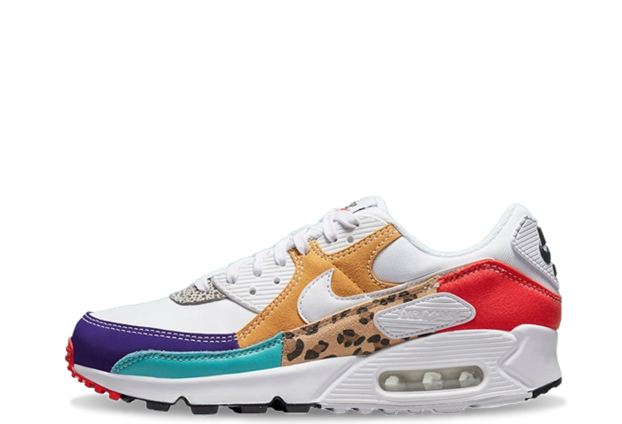 Nike WMNS Air Max 90 SE Animal White (2022) white/multi sneaker – authenticated on KLEKT