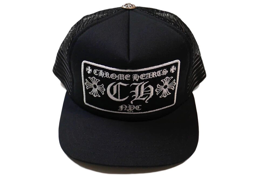 Chrome Hearts CH New York City Trucker Hat Black BLACK/BLACK sneaker – authenticated on KLEKT